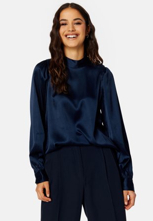 VERO MODA Lola LS Button Top Navy Blazer Klær