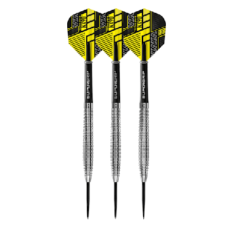 Harrows NX90 Tungsten Darts Set (3-pack) 26g Silver/Gul