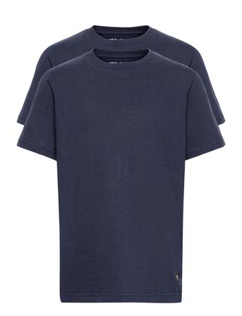 2 Pack Lounge T Shirt T-shirts Short-sleeved Sininen Lyle & Scott Junior