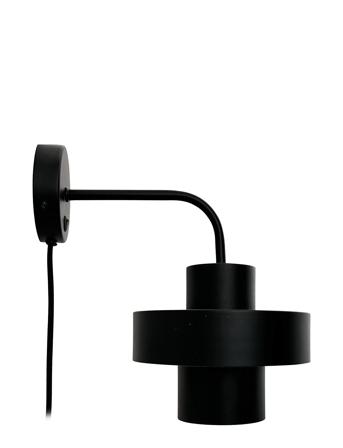 Stoke Væglampe Mat Sort Home Lighting Lamps Wall Lamps Black Dyberg Larsen