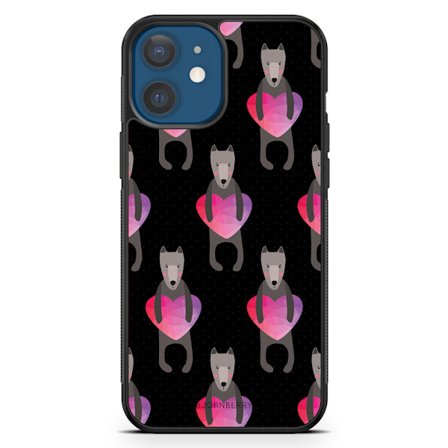 Bjornberry Hårdskal iPhone 12 Mini - Hundar & Hjärtan