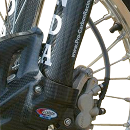 Chrániče Přední Vidlice Pro-Carbon - Spodní část - Yamaha YZ 125 1997-2004