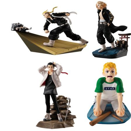 Toman Heroic Scenes Tokyo Revengers Petitrama Set Figures 8cm