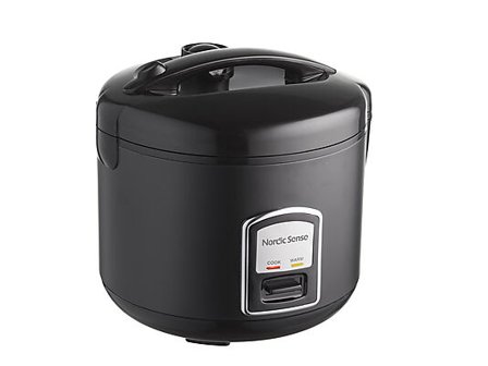 NORDIC SENSE Riskoker 1,8l sort