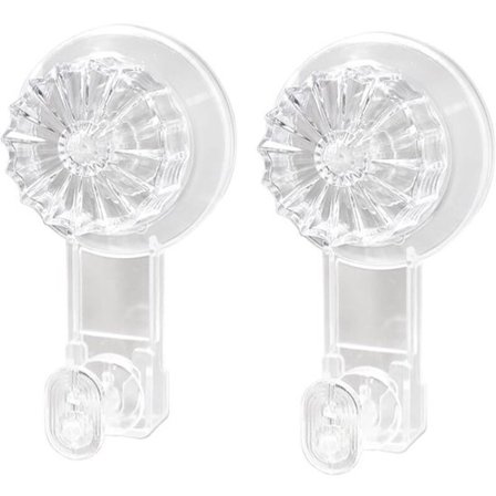 ING Kroge - 2-pak kranskroge med sugekopper - Vandtætte - Aftagelige