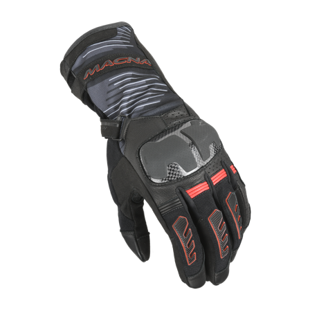 Macna Tempo 2.0 MC-Handskar Svart/Röd XL