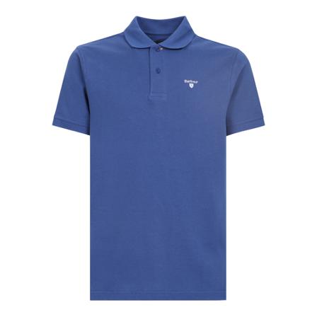 Barbour, Embroidered logo polo sports Niebieski, Mężczyzna, Rozmiar: M