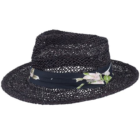 Brixton - Nero straw Cappello - Aloha Black/Black Straw Hat @ Hatstore