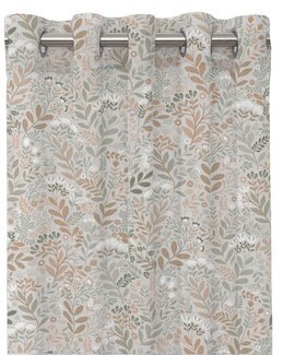 Öljettlängd med tryckt motiv Hage 2-pack Persika - Linea