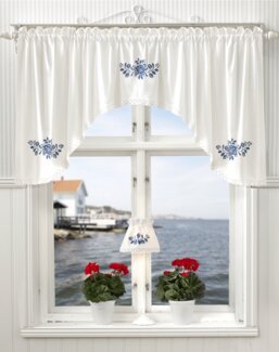 Buet kappe Fanny Blå - Linea