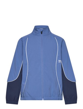 Hmljr Woven Zip Jacket Blue Hummel