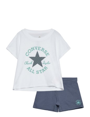Ks-Knit Short Set White Converse