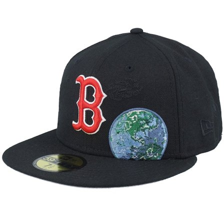 New Era - Negro fitted Gorra - Boston Red Sox Ne Global 59FIFTY Black Fitted @ Hatstore