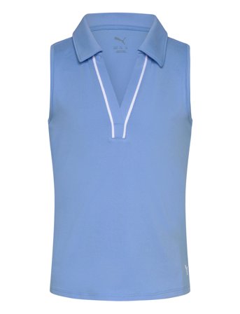 PUMA Golf | Girls Cloudspun Piped Sl Polo | 116