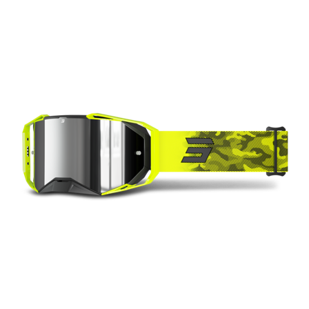 Maschera Cross Shot Lite Patrol Giallo Neon Opaco