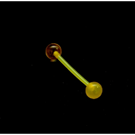 316L teräskieliset kielikorut UV-glitterpalloilla