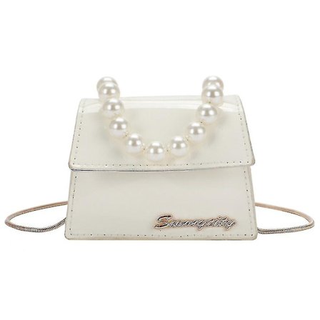 Fash Damväska Casual Pu Chain Handväska Vinta S Purse La