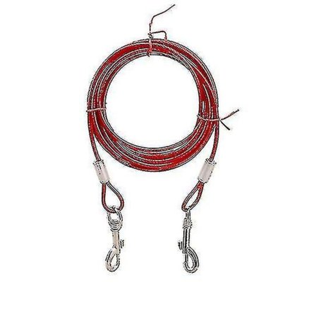 Kaksinkertainen pää, yksi veto, kaksi teräsvaijeria, koiran ketju, rautaketju, kiinteä köysi, lemmikkieläimen hihna