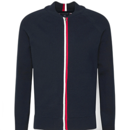 Tommy hilfiger baseball zip global stripe
