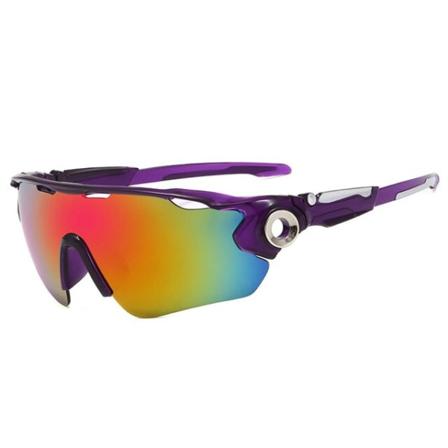 Cykelglasögon 8 färger Utomhus Sport Solglasögon Herr Dam C Lila one size Purple one size