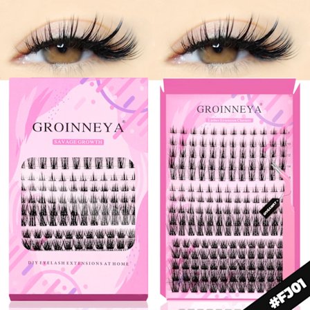 GROINNEYA DIY Ögonfransförlängningskit Individuella Fransar Kluster Faux Mink Ögonfransförlängning Mix set med Franslim och Försegling Makeup