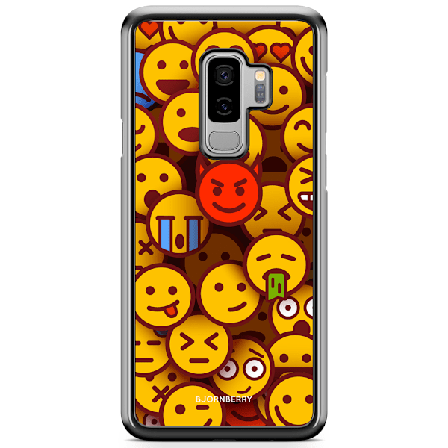 Bjornberry Skal Samsung Galaxy S9 Plus - Emojis
