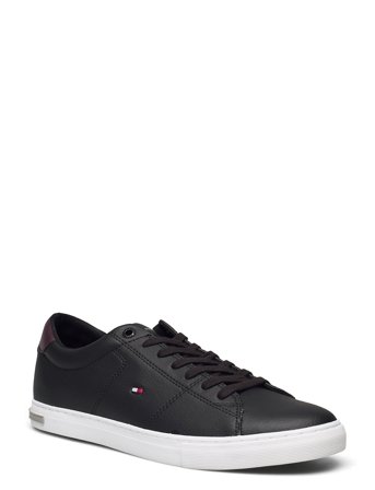 Tommy Hilfiger Essential Leather Detail Vulc - Black - 45