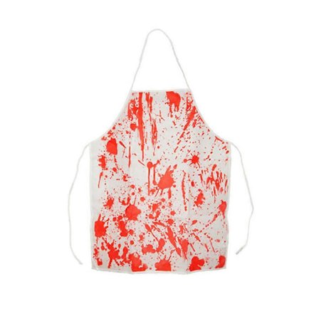 Blodig Forkle Halloween Forkle Horror Slakter Kokk Kjøkken Kokk Forkle for Voksen Kostymefest