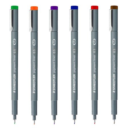 Staedtler Pigment Liner Color 0.5mm Blue