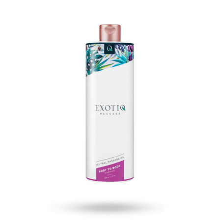 Exotiq Body To Body Warming Massage Oil 500 ml - Vuxen.se - Oljebaserad massageolja