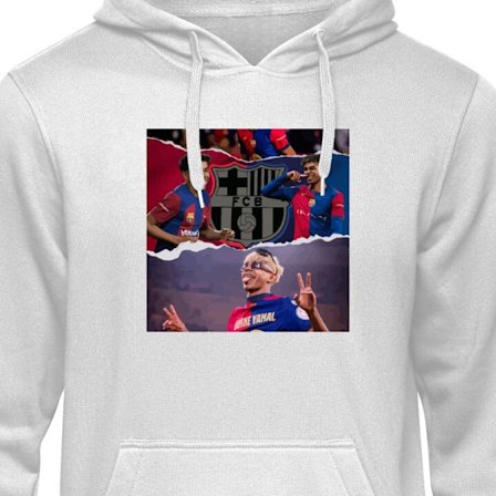 Barnehettegenser Yamal Fotballspiller Barcelona