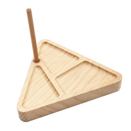 Trekantet vevstolsett i tre for perling, perling, perler, DIY strikkemaskin, brettarrangør, smykkefremstilling, håndverk