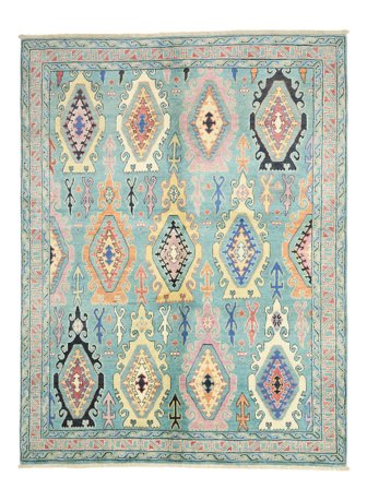 Tappeto Orientale Kazak Fine 149X193 Verde/Giallo (Lana, Afghanistan)