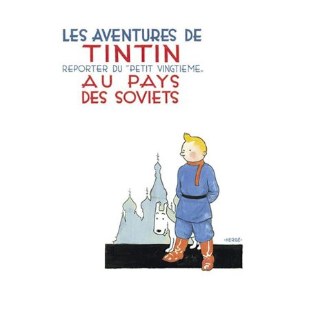 Poster - Tintin au pays de Soviets - Tintin i Sovjet VIT