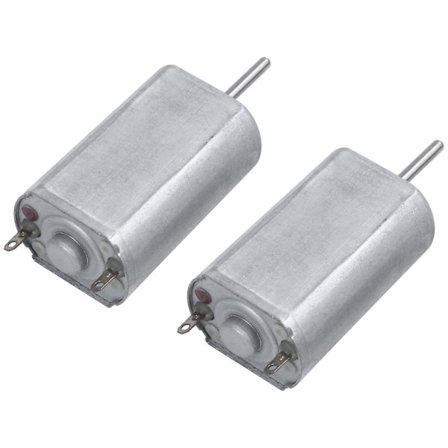 2 stk. DC 9V 30800 o/min 2 mm akseldiameter Højhastighedsmodelfly DC-motor