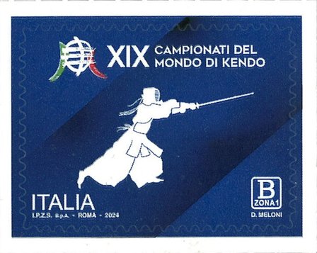 Italien - 19. verdensmesterskab i Kendo - Postfrisk frimærke
