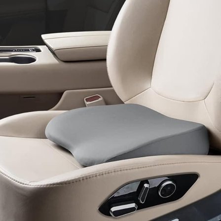 2-i-1 Car Cushion for Driving - Memory Foam Seat Cushion and Lumbar Support, Comfort Cushion for Coccyx and Back Pain