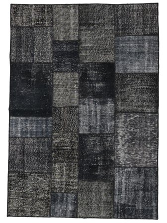 Vintage Patchwork Dywan 170X240 Wełna