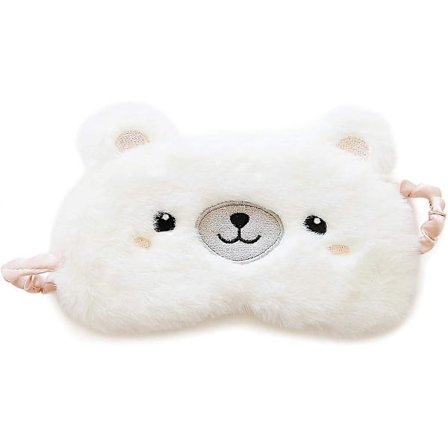 2025 Ny Söt Sovmask - Mjuk och Bekväm Djur Plysch Ögonbindel