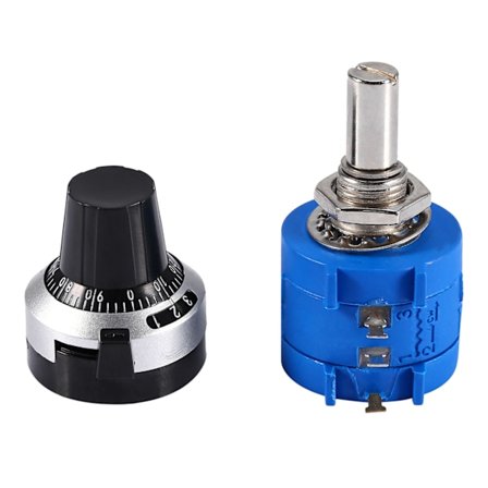10K Ohm 3590S-2-103L Vridbar Trådlindad Precisionspotentiometer Pot 10 Varv Ratt