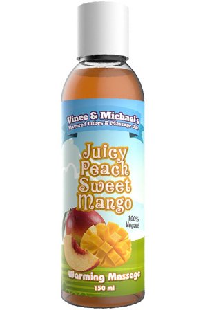 Juicy Peach Sweet Mango Warming Massage 150ml Hierontaöljy