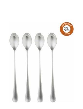 Robert Welch | Radford Satin Long Handled (Latte) Spoon, Set Of 4 | L21CM