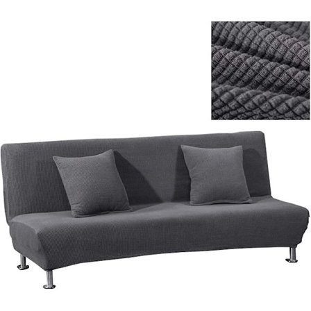 Sofaovertrekk uten armlener, stretch overtrekk for sovesofa