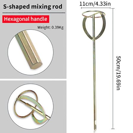 S-type mixer boremaling rørestang Håndholdt elværktøj Acce