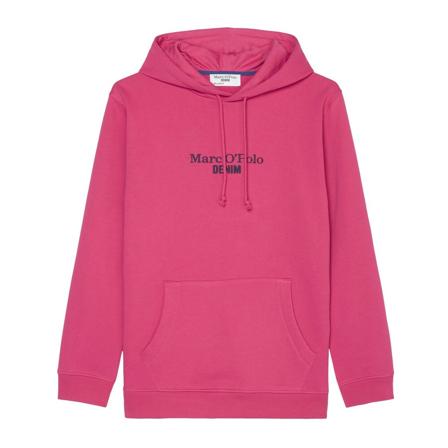 Marc O'Polo, Basic hooded sweatshirt in a relaxed fit Różowy, Mężczyzna, Rozmiar: XL