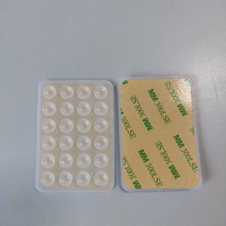 Förtjockad 24-kornig fyrkantig sugkopp, mobiltelefon silikon sugkopp, mobiltelefon surfplatta datorstöd, fästhållare