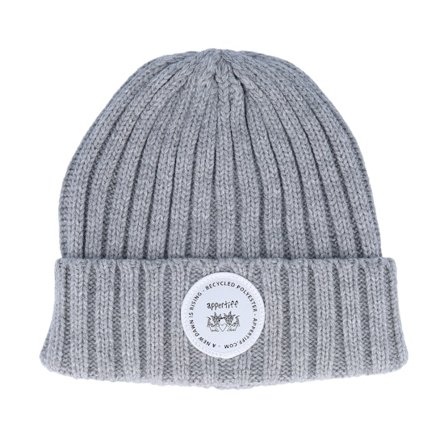 Appertiff - Gris Beanie - Recycled Days Light Grey Cuff @ Hatstore