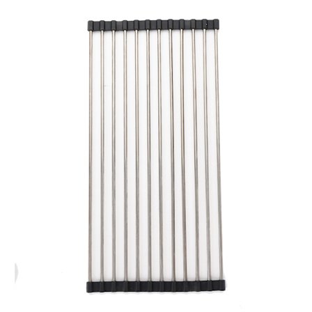 Hopfällbar Diskställ över Diskho, 37*23.5cm Rullbar Rostfritt