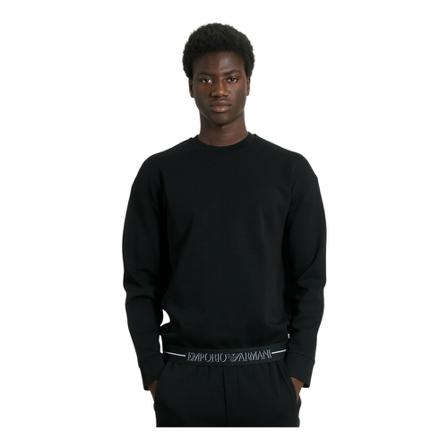 Emporio Armani, Sweatshirts Zwart, Heren, Maat:XL