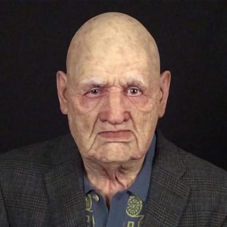 Halloween-latexmask - Gammal man dekor realistisk ansiktsmask f r m nsklig rynka A
